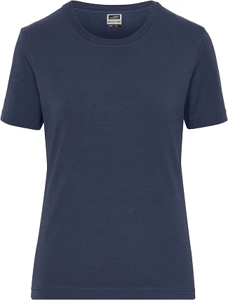 Daiber JN 1801 Dámské pracovní tričko z bio bavlny - Solid 02.1801 navy