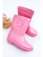 Dětské gumové holínky růžové Malvi