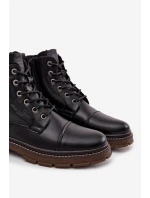 Pánské zimní boty Wrangler 20253035.11A tmavě hnědé