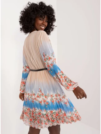 Šaty DHJ SK 10201 1.85 světle béžová Šaty DHJ SK 10201 1.85 světle béžová