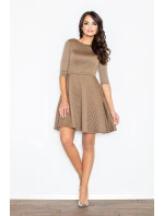 Šaty Zoe M235 béžové - Figl Šaty Zoe M235 béžové - Figl