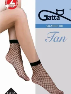 Dámské ponožky kabaretky TAN - 02