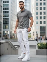 FashionStreet pánská grafitová polokošile PX0599