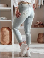 Dámské skinny džíny SKINNIUP světle modré FashionStreet UY2324