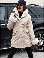 Dámská zimní bunda ARCTIC beige FashionStreet TY4767