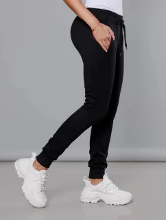 Černé teplákové kalhoty (ck01-3)