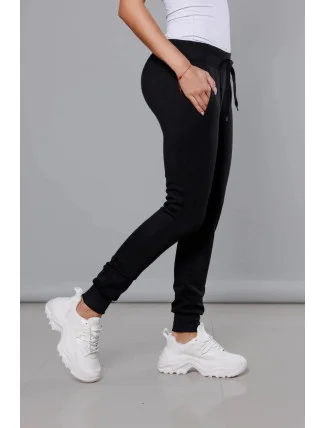 Černé teplákové kalhoty (ck01-3)