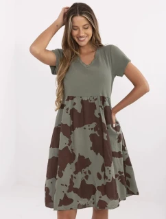 Šaty DHJ SK 253701.80 khaki