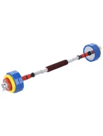 Barevné činky s funkcí činky v kufříku HMS SKC20 2 x 10 kg