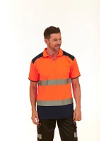 Yoko HVJ 220 Hi-Vis Piqué Polo 79.J220 hi vis yellow/navy Yoko HVJ 220 Hi-Vis Piqué Polo 79.J220 hi vis yellow/navy