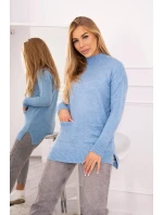 Stojanový svetr modrý