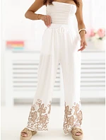 CS SP kalhoty YH78122.01 ecru CS SP kalhoty YH78122.01 ecru