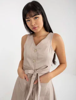 Dámské šaty LK SK 508253 šaty.44P béžová - FPrice