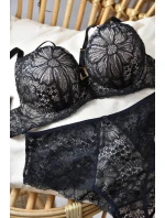 Dámská podprsenka JULIA PUSH 19167 černo/béžová - Mediolano Dámská podprsenka JULIA PUSH 19167 černo/béžová - Mediolano