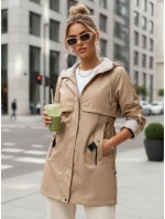 Dámská přechodná bunda parka MEROY béžová FashionStreet TY4288