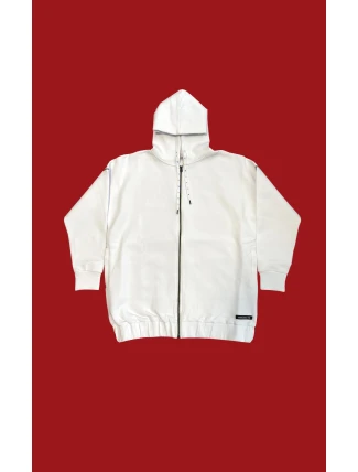 Dámská delší mikina O1BA68FL03S - G011 - Bílá - Guess