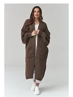 Svetr na zapínání  model 226873 Makadamia