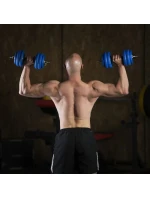 HMS SGG30 BAR sada závaží 2 v 1 (činka a činky) 30 kg