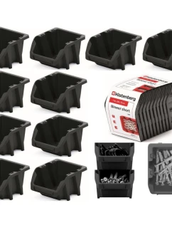 BINEER SHORT 10DÍLNÁ SADA DÍLENSKÝCH PODNOSŮ ČERNÁ KISTENBERG