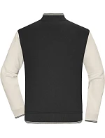 Daiber 8044 College bunda z bio bavlny 02.8044 black/sandstone Daiber 8044 College bunda z bio bavlny 02.8044 black/sandstone