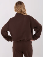 Mikina SM BL A1562.33 tmavě hnědá