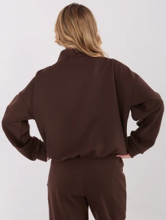 Mikina SM BL A1562.33 tmavě hnědá