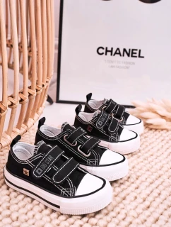 Dětské Tenisky Na Suchý Zip BIG STAR HH374200 Černé