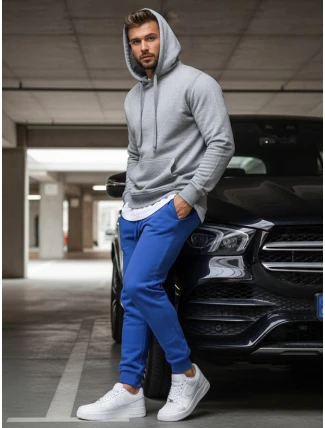 Modré pánské tepláky FashionStreet UX2710 Modré pánské tepláky FashionStreet UX2710