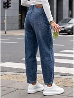 Dámské džíny s volným střihem „baggy fit“, modré, FashionStreet UY3096 Dámské džíny s volným střihem „baggy fit“, modré, FashionStreet UY3096