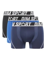 Pánské sportovní boxerky 3 ks DIM SPORT MICROFIBRE BOXER 3x - DIM SPORT - černá