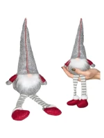 DEKORATIVNÍ TRPASLÍK 30+15CM ŠEDÝ DEKORATIVNÍ TRPASLÍK 30+15CM ŠEDÝ