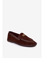 Dámské ploché mokasíny Vinceza 62271 Čokoládové