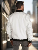 Pánská přechodná bunda bomber béžová FashionStreet TX5028