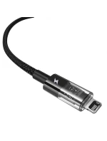 Kabel Baseus Gem USB typ A na iP 2,4A 1m (černý)