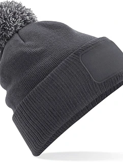 Beechfield B 443 Pletená čepice Snowstar® 53.0443 graphite grey/light grey
