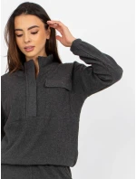 Pyžamo BR PI 9124 tmavě šedé