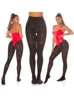 Dámmské sexy punčochové kalhoty SH81837 černé - Koucla Dámmské sexy punčochové kalhoty SH81837 černé - Koucla