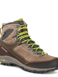 Aku Gea Gore-tex pánská kožená kotníková trekingová sportovní obuv hnědá