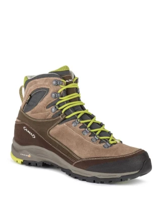 Aku Gea Gore-tex pánská kožená kotníková trekingová sportovní obuv hnědá Aku Gea Gore-tex pánská kožená kotníková trekingová sportovní obuv hnědá