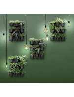 VERTIKÁLNÍ ZAHRADNÍ ZÁVĚSNÉ KVĚTINY ANTHRACITE dětské