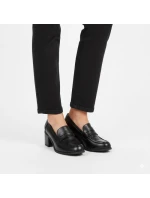 Černá dámská obuv na podpatku M.Daszyński MR2201D-3A