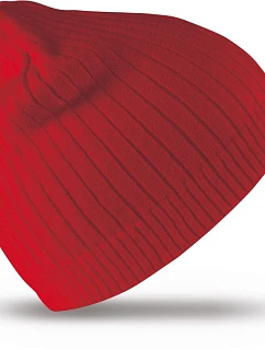 Result Headwear RC 074X Pletená žebrovaná čepice 28.074X red