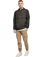Build your Brand BY 096 Větrovka s 1/4 zipem 56.0096 olive Build your Brand BY 096 Větrovka s 1/4 zipem 56.0096 olive