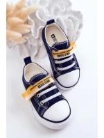 Dětské nízké tenisky BIG STAR JJ374077 Námořnická modrá