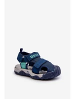 Dětské sandály Na suchý zip Big Star NN374236 modré