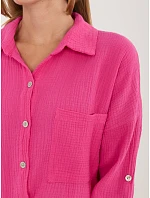 MI košile KS 2337.18 fuchsiová