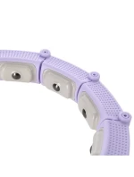 Hula hop HMS HHM14 s magnety, závažím a počítadlem fialové barvy