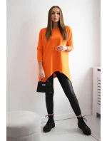 Oversize halenka oranžová Oversize halenka oranžová