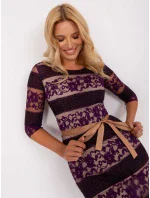 LK SK 507231 šaty.71P tmavě fialová LK SK 507231 šaty.71P tmavě fialová
