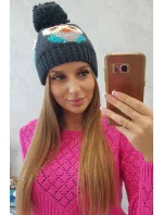 Dámská čepice Owl K340 navy blue Dámská čepice Owl K340 navy blue